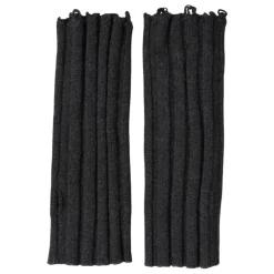 Virgin Wool Knitted Fingerless Gloves