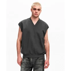 V Neck Sweatshirt Vest