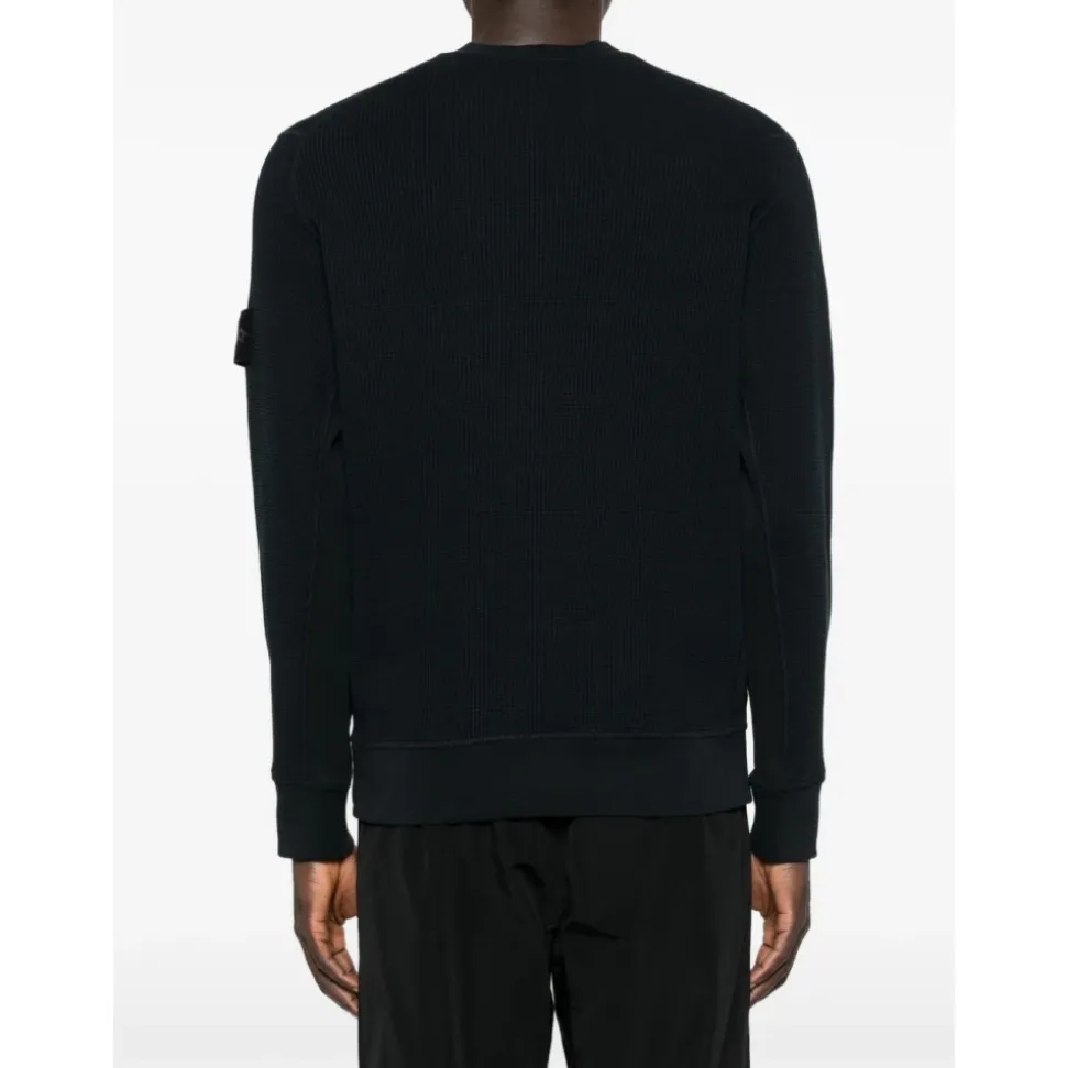 Waffle Knit Sweatshirt