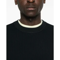 Waffle Knit Sweatshirt