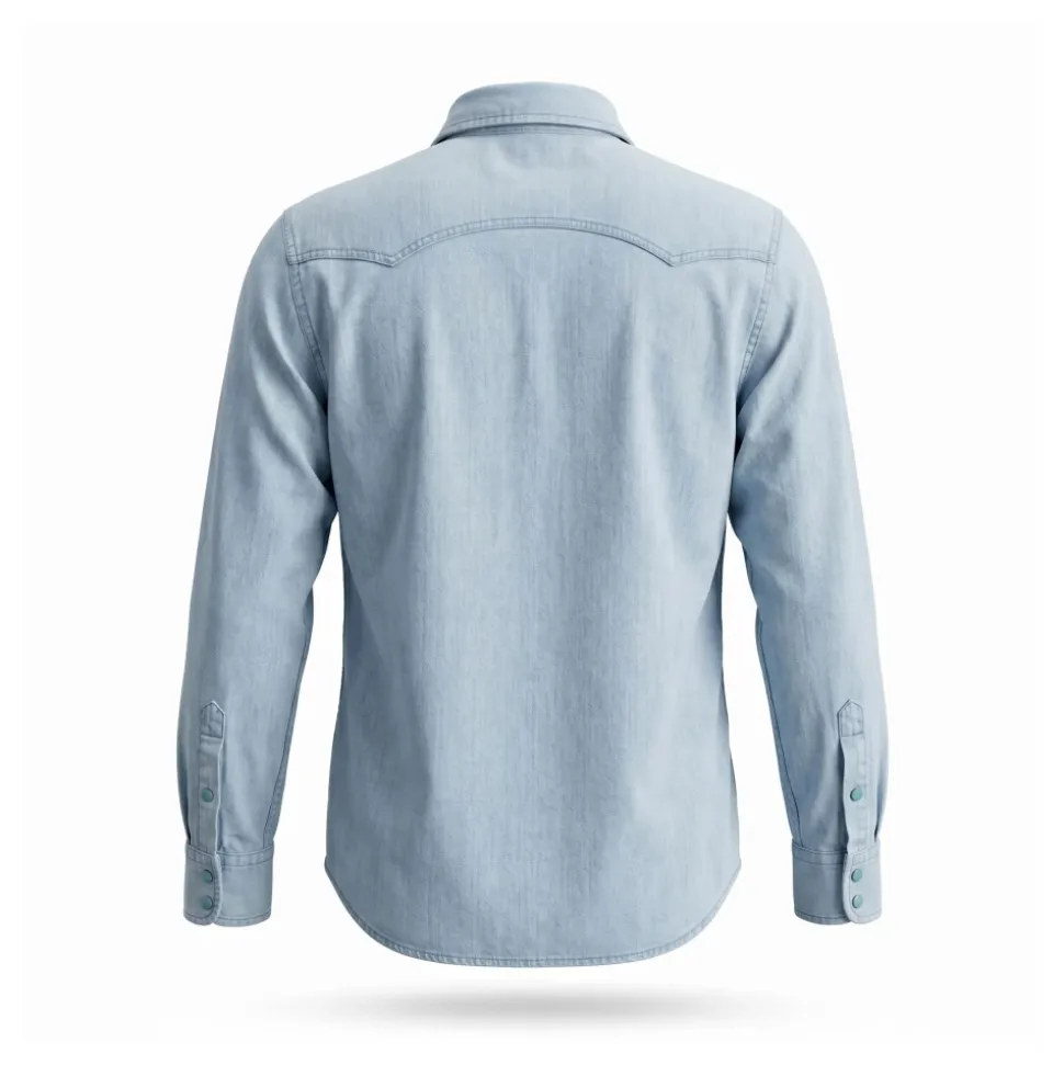 Western Chambray Shirt Flagstaff Light Chambray