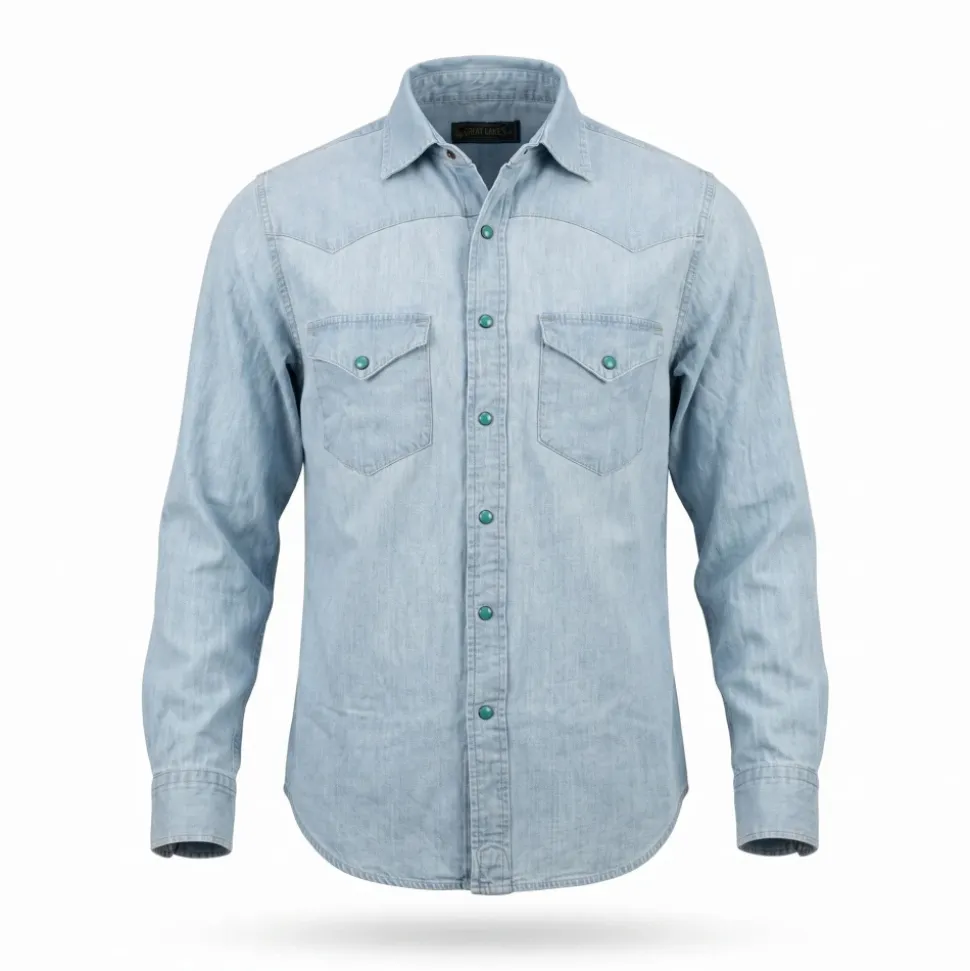 Western Chambray Shirt Flagstaff Light Chambray