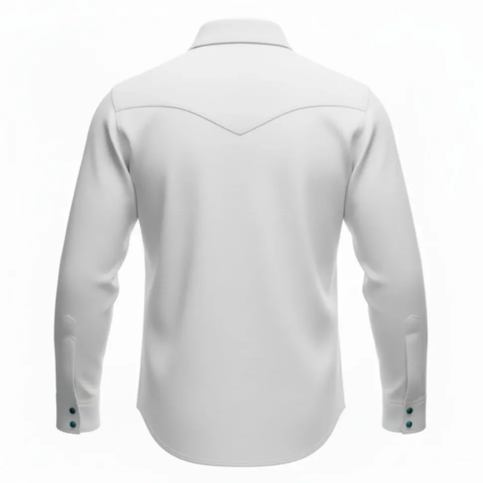 WESTERN OXFORD SHIRT BIANCO