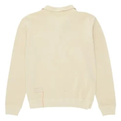 Yale Felpa in Jersey Garzato con Colletto e Zip Corda
