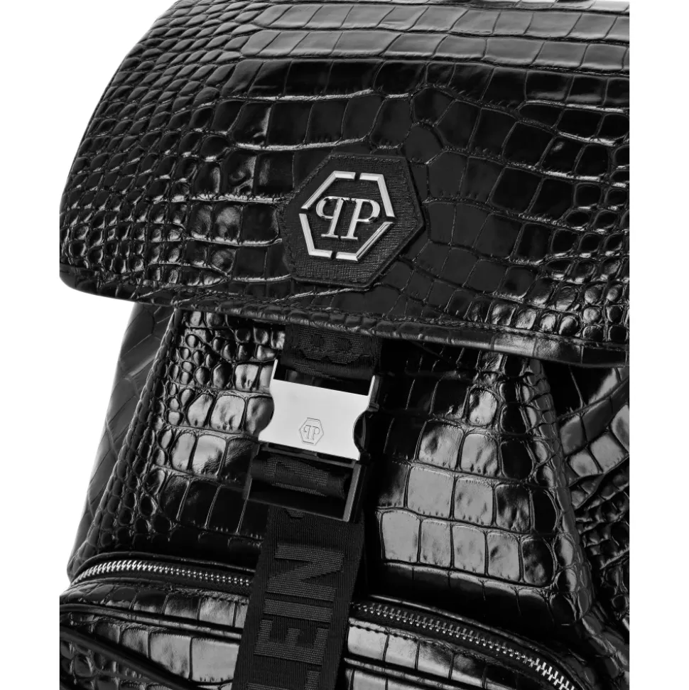Zaino Borsa Crocco Stampato Monogram
