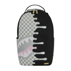 Zaino Cream Check Side Drip