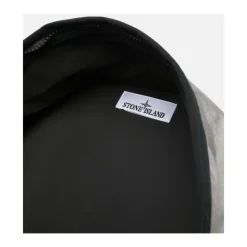 Zaino in nylon con logo ricamato