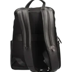 Zaino in pelle con scomparto per laptop