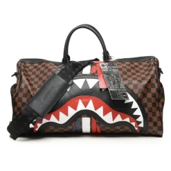 Zaino Marrone con Tasca con Zip in Metallo