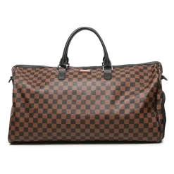 Zaino Marrone con Tasca con Zip in Metallo