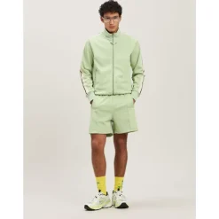 Zipped Track Jacket with Logo Embroidery