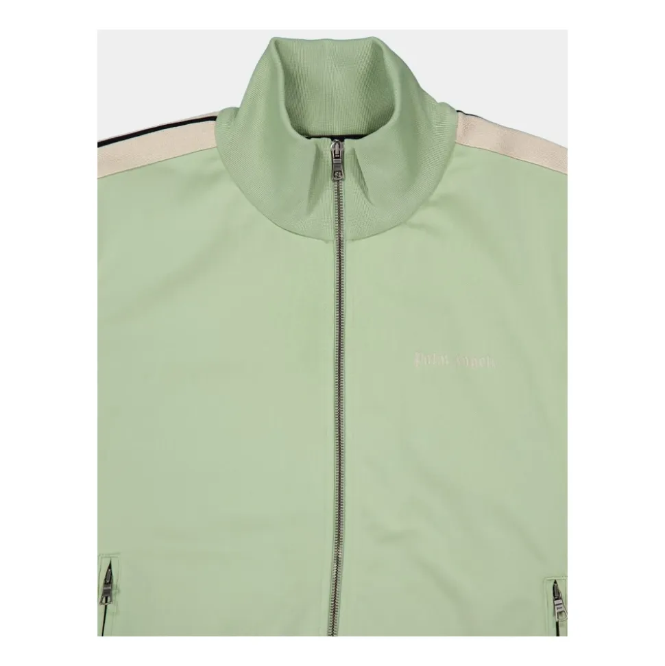 Zipped Track Jacket with Logo Embroidery